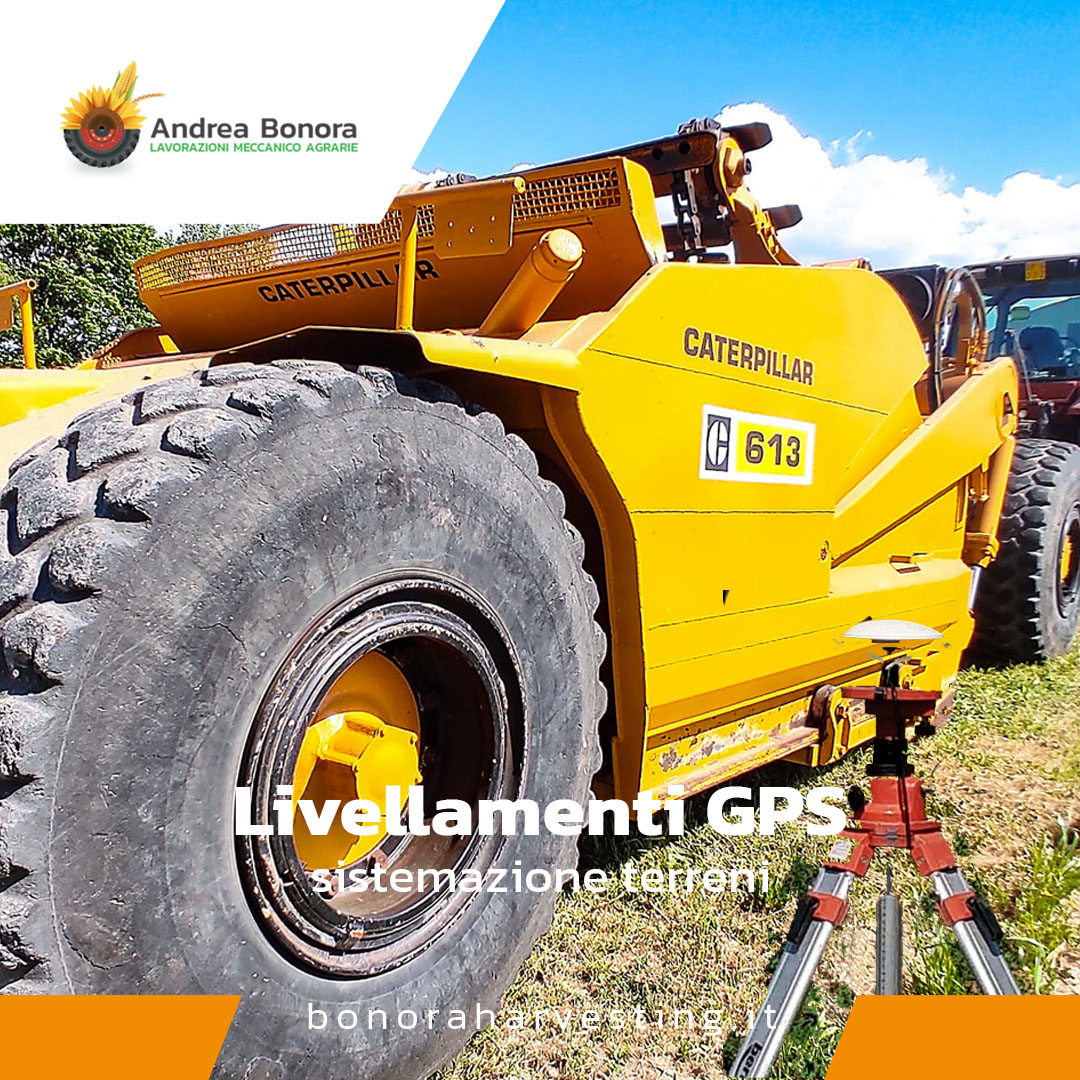 Livellamenti GPS - Sistemazione Terreni Agricoli